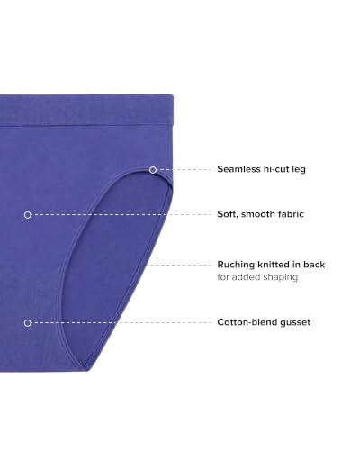 Image of Wacoal Women's B-Smooth Seamless Hi-Cut Brief Panty, 834175