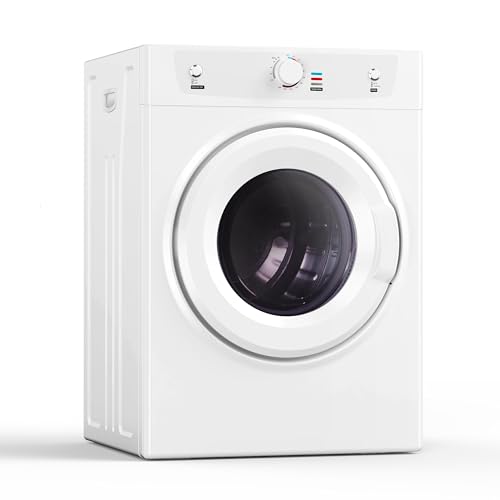 Image of Euhomy 3.5 Cu.Ft Portable Dryer 1500W Compact Laundry Drying Machine