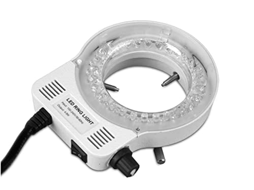 Scienscope IL-LED-E1 Compact LED Adjustable Ring Light with Built-In Power Supply