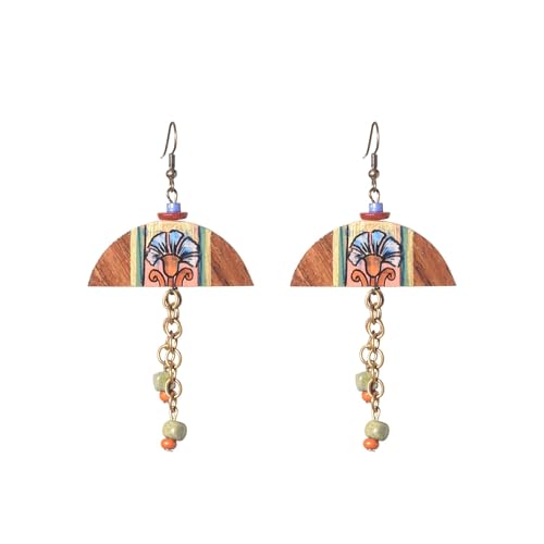 Image of Handcrafted Bohemian & Ethnic Earrings Collection for Women - Artistic, Nature-Inspired Statement Designs in Studs, Drops & Chandeliers