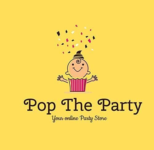 Image of Pop The Party Racing Car Theme Birthday Decoration Kit For Boys - 38 Pieces With Black and White Checkered Racing Flags