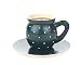 Produktbild DREGENO Seiffen Räucherfigur Kaffeetasse, grün, Holz, 15 x 15 x 8 cm