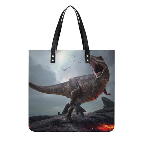 Tote Bag pour Voyage Dinosaures Jurassiques : Le Sac Shopper Idéal des Sorties Urbaines
