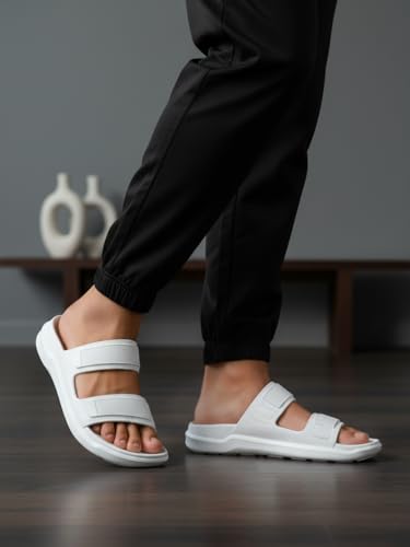 Image of Carlton London Men's Dual Strap Lightweight Comfort Slide Flip-Flop