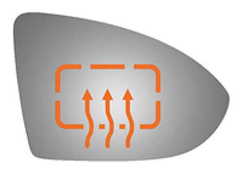 Mirrex 84858H Fits Passenger Side Replacement Heated Mirror Glass for VW Volkswagen Golf 2015-2018 GTI 2015-2018 VW Golf R 2015-2018, Sportwagen 2015-2018 Golf Alltrack 2015 2016 2017 2018 2019