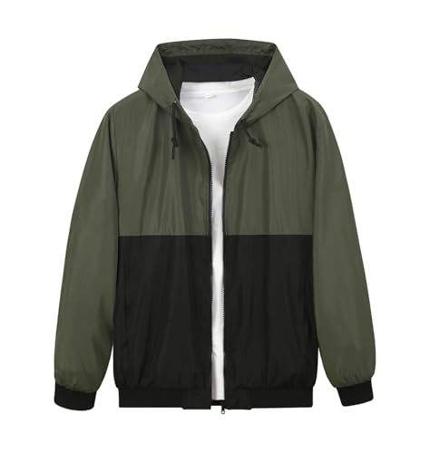Image of MADHERO Mens Windbreaker Jacket Lightweight 90s Retro Wind Breakers