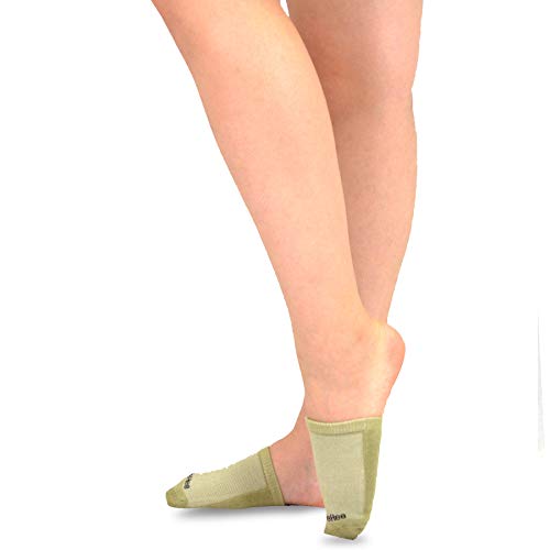 Image of Fashion Liner Toe Topper Socks for Women Invisible Hidden Half Socks Good for Sandal or Dress Shoes 5-Pairs