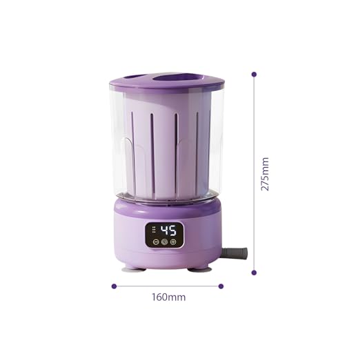 Mini machine à laver portable rechargeable à haute efficacité pour linge délicat