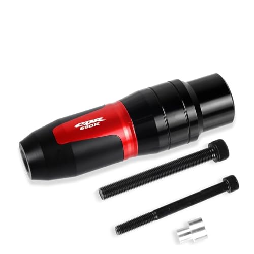 AbyBasil Sturzbügel für Motorradauspuffanlagen FÜR Hon@&da CBR650R 2015 2016 2018 2019 2020 2021 Motorrad CNC Zubehör Auspuff Rahmen Sliders Crash Pads Fallen Schutz(Dark Grey)