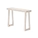 Plank+Beam Solid Wood Console Table, 46.25 Inch, Sofa Table, Narrow Entryway Table for Hallway, Behind The Couch, Living Room, Foyer, Easy Assembly, White Sand Wirebrush