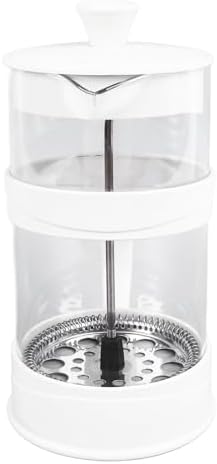 Rengue French Press Coffee Maker 1000ml Double Wall Insulated Borosilicate Glass Coffee Pot with Stainless Steel Filter for Home Office — view 4