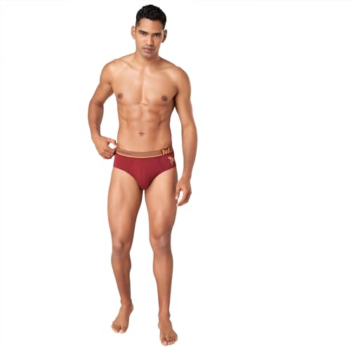 Image of Macroman M-Series MW Signature Collection By Rohit Bal Premium Supima, Modal, Spandex Mens Briefs