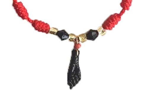 Yonune AZABACHE RED BRACELET FOR PROTECTION/PULSERA DE AZABACHE PARA PROTECCION - AZ12