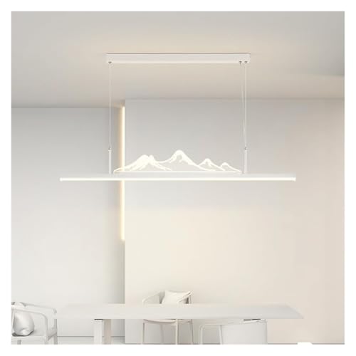 Suspension longue réglable en hauteur pour corriger l'éclairage de table
