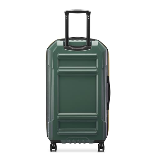 DELSEY PARIS Rempart Hardside Expandable Luggage Trunk with Spinner Wheels, Army Green, Checked Medium 26 Inch4