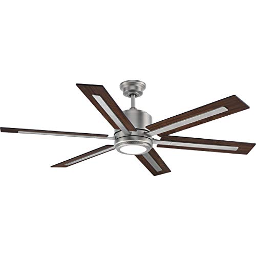Progress Lighting P2586-8130K Protruding Mount, 6 Walnut/Driftwood Blades Ceiling Fan thumb #11