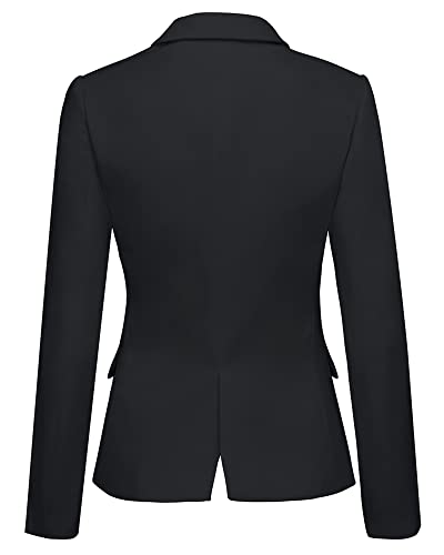 luvamia Women's Long Sleeve Formal Notch Lapel Button Down Blazer Pockets Jacket2