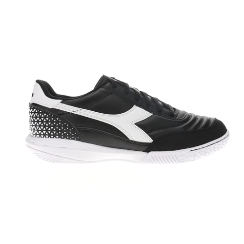 Image of Diadora Mens Calcetto Gr Lt Indoor Soccer Cleats - Black, White - Size 11.5 M