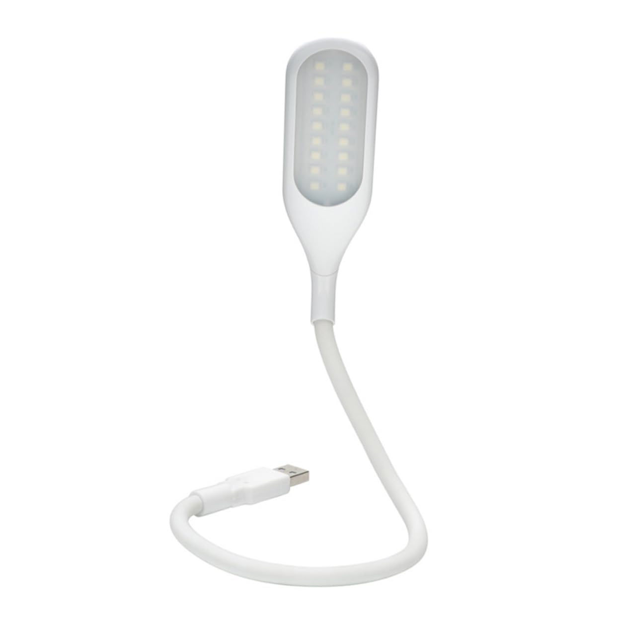 CAXUSD 1Pc USB Gooseneck Night Light Dimmable LED Reading Lamp with Touch Control Portable Design for Travel and Home Use Flexible Arm for Bedside and Desk