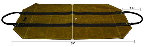 Inno Stage Firewood Log Carrier Tote Bag Waxed Canvas Fire Wood Carrying Hay Hauling Holder For Fireplace Stove Accessories Indoor Outdoor Camping #TOP5