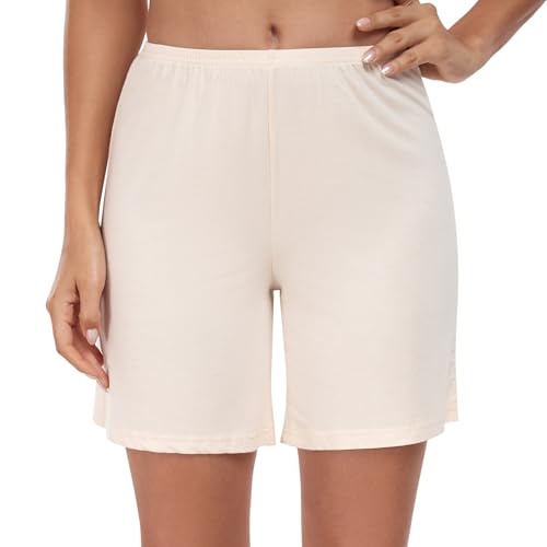 Bloomers Shorts for Women Pettipants for Under Dresses Flat Edge Culottes Slip Shorts