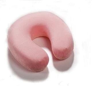 وسادة ناعمة على شكل حرف U بطيئة الارتداد ميموري فوم للسفر والمكتب والسفر والسفر من القطن - 20224، متعدد الألوان