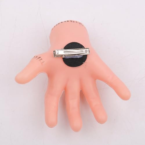 Image of Havilah Halloween Hair Clip 6 Pcs - Severed Hand Costume Party Spooky Palm Grip Prank Decoration Hair Accessory