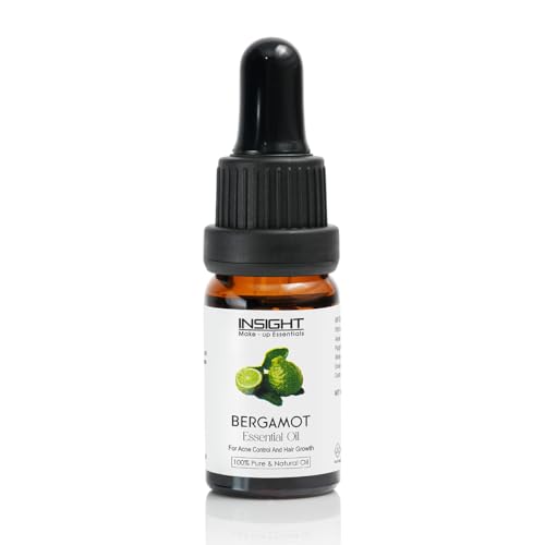 Image of INSIGHT Beragmot Essential Oil for stress relief | Acne treatment | Mood booster | Citrus aromatherapy | glowing skin | Calming | Refreshing -10ml