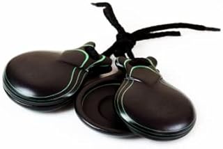 CASTAÃ‘UELAS - Jale (70/VV) Fibra Negra Doble Caja Con Vetas Verdes (Numero 6) Profesional