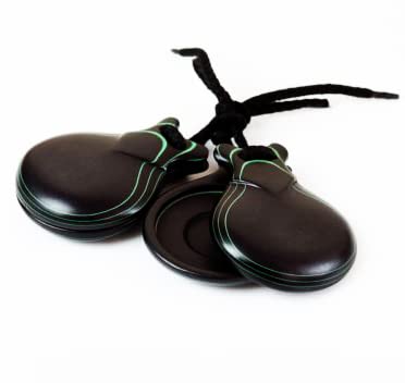 CASTA�UELAS - Jale (70/VV) Fibra Negra Doble Caja Con Vetas Verdes (Numero 8) Profesional