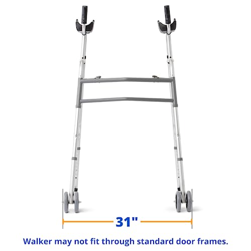 Medline MDSUPWALK Upright Walker With 5 Inch Dual Wheels thumb #2
