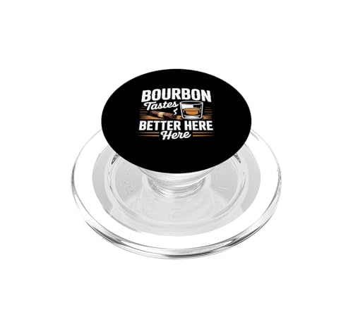 PopSockets PopGrip para MagSafe Bourbon humorístico con imán de alta potencia