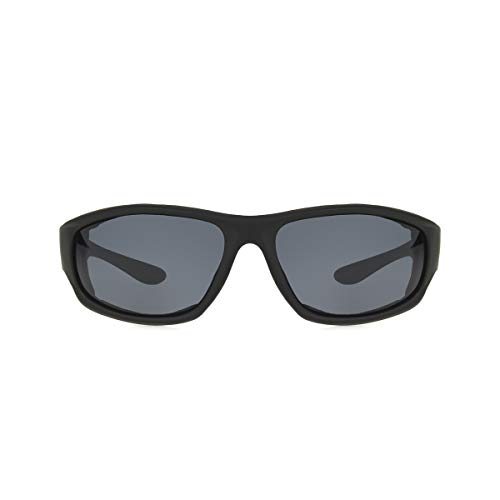 Dioptics Solar Comfort Grumme Sport Sunglasses Polarized Wrap, Black, 54 mm3