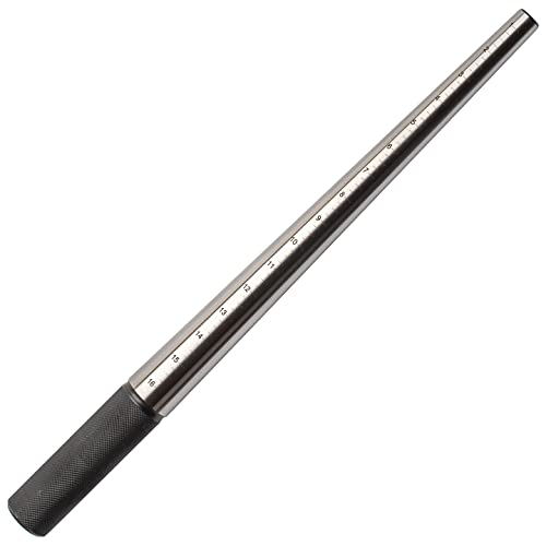 JTS Steel Ring Mandrel Graduated 1-16 Marked Sizer Metal Jewelry Sizing Tool Stick