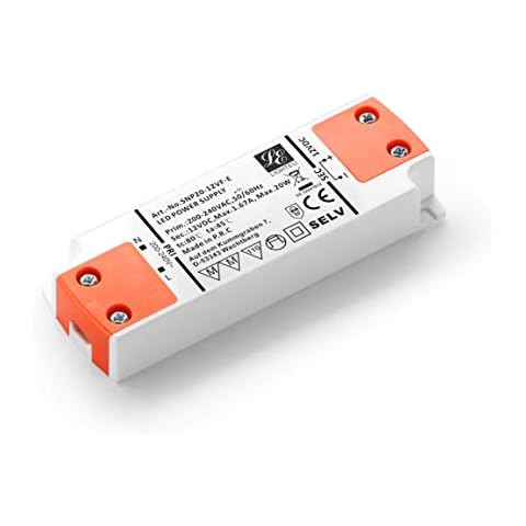 LIGHTEU, Transformer LED Power Supply - 20W, 12V DC, 1.67A - Constant Voltage for LED Strip Lights and G4, MR11, MR16 LED Light Bulbs Cover