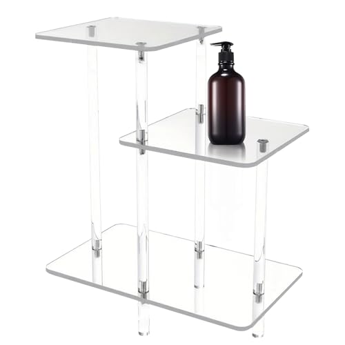 Table en acrylique pour optimiser l'espace meuble de chevet - 2