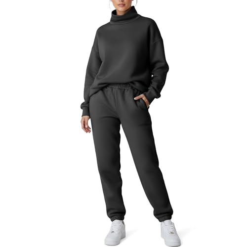 Smith & Solo Damskie spodnie do biegania – bawełniane damskie zimowe spodnie sportowe, spodnie do biegania Fitness High Waist, spodnie dresowe spodnie rekreacyjne długie spodnie do joggingu spodnie
