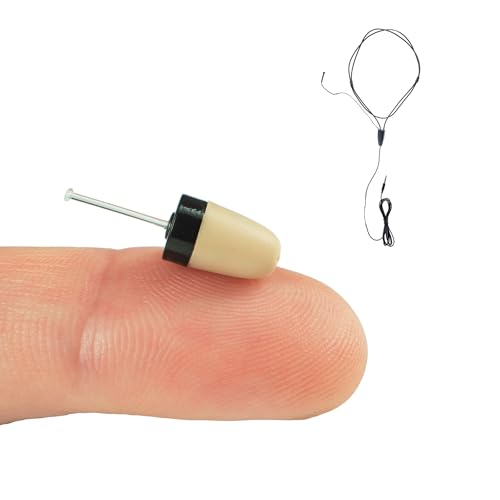 PingaOculto Oreillette Espion Ecouteur Mini Invisible Examen VIP Pro Caché Telephone Microphone Filaire - Casque sans Fil Discrete Ecoute à Distance...