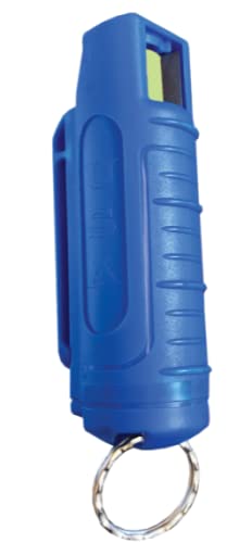 PS Products 1/2 oz. Blue Heat Pepper Spray with Blue Dye That Marks Attacker up to 48 Hours (Black, Single)