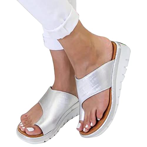 Sandales pour femmes d'été confortables à talons plats et style rétro chic