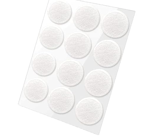 1" Adhesive Waterproof Monotub PTFE Membrane Disc Filters (1 Sheet - 12 Filters)