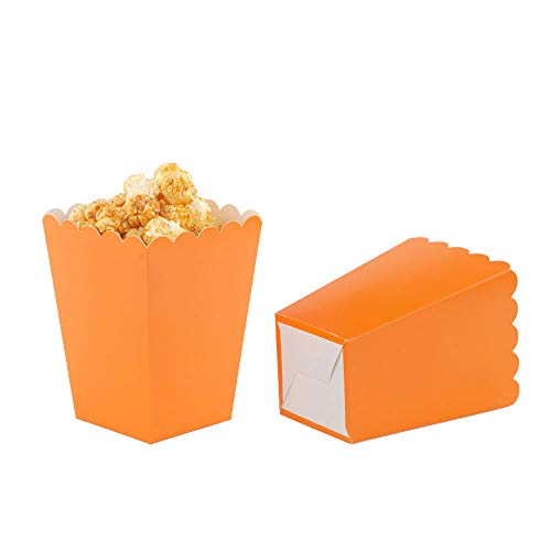 Image of We Moment Orange Mini Popcorn Boxes,Pack of 36