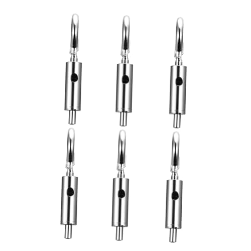 Homoyoyo 6 Piezas Gancho y Ojal Tensores para Cable para Guía de Cable, Accesorios de Tensores Resistentes para Uso Interior y Exterior miniatura 1