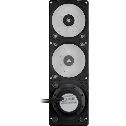 Corsair Hydro X Series XD7 RGB Combinaison Pompe/Réservoir (Système de Plaque de Distribution de 360 mm, Pompe D5 PWM, Réservoir de 140 ml, 36 LED RGB paramétrables Individuellement) Noir