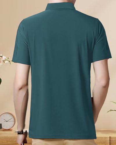 Image of Noble Monk Men's Regular Fit Polo T Shirt |Half Sleeves |Collar Tshirts | Casual T-Shirt for Men
