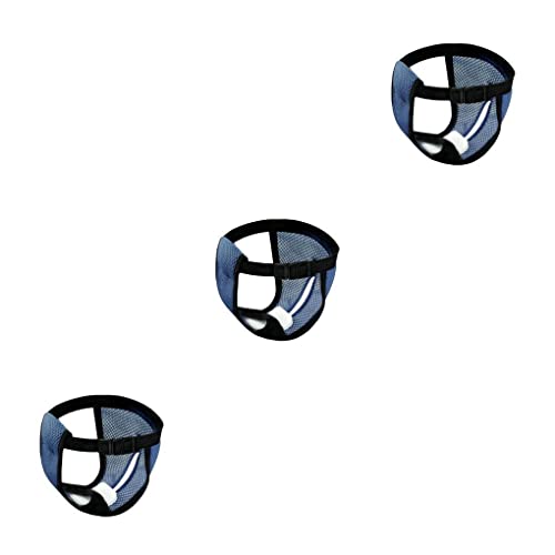 tieedhfu 3 Set di pantalones fisiológicos de secado rápido pañal para mascotas bragas para perros pantalones cortos calzoncillos azul/m