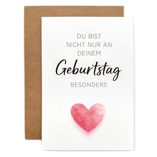 YISCOKO geburtstagskarte A6(mit Umschlag und Dichtungsband) geburtstagskarte frau mann geburtstagskarte freundin geburtstagskarten geburtstagskarte beste freundin