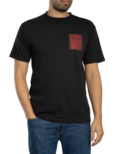 T-shirt Vans stretch Crackle SS homme noir