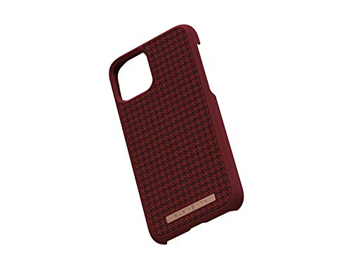 NORDIC ELEMENTS SIF - Cover premium per iPhone 11 Pro, colore: Nero/Bordeaux