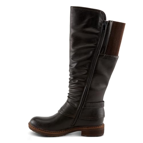 PATRIZIA Women's OLENA Tall Boots with Hooded Shaft, Decorative Strap, and Comfortable Fit3